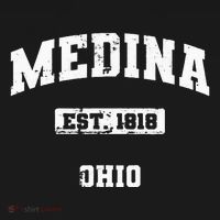 Medina Ohio Oh Vintage State Athletic Style T-Shirt thumb 7