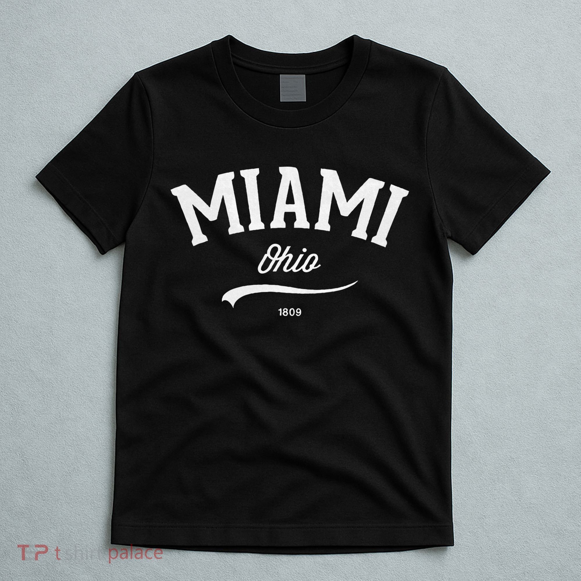 Miami Ohio Oh Vintage Retro Athletic Sports Style T-Shirt