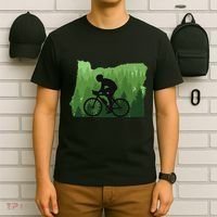 Map Of Oregon Mountain Bike Rider Mtb Biking Mountain Biker T-Shirt thumb 6