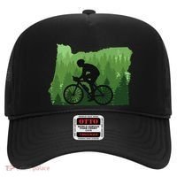 Map Of Oregon Mountain Bike Rider Mtb Biking Mountain Biker Hat thumb 0