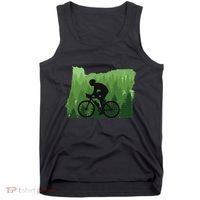 Map Of Oregon Mountain Bike Rider Mtb Biking Mountain Biker Tank Top thumb 0