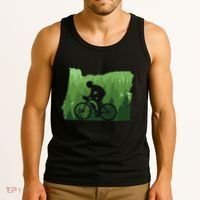 Map Of Oregon Mountain Bike Rider Mtb Biking Mountain Biker Tank Top thumb 3