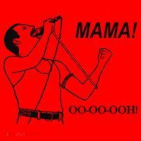 Mama Oo Oo Ooh Queen Music Lover Santa Hat thumb 1