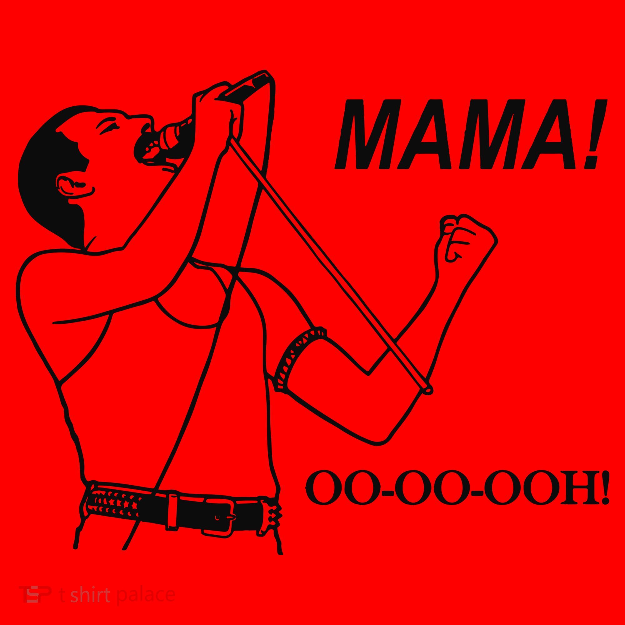 Mama Oo Oo Ooh Queen Music Lover Santa Hat