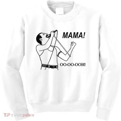Mama Oo Oo Ooh Queen Music Lover Kids Sweatshirt