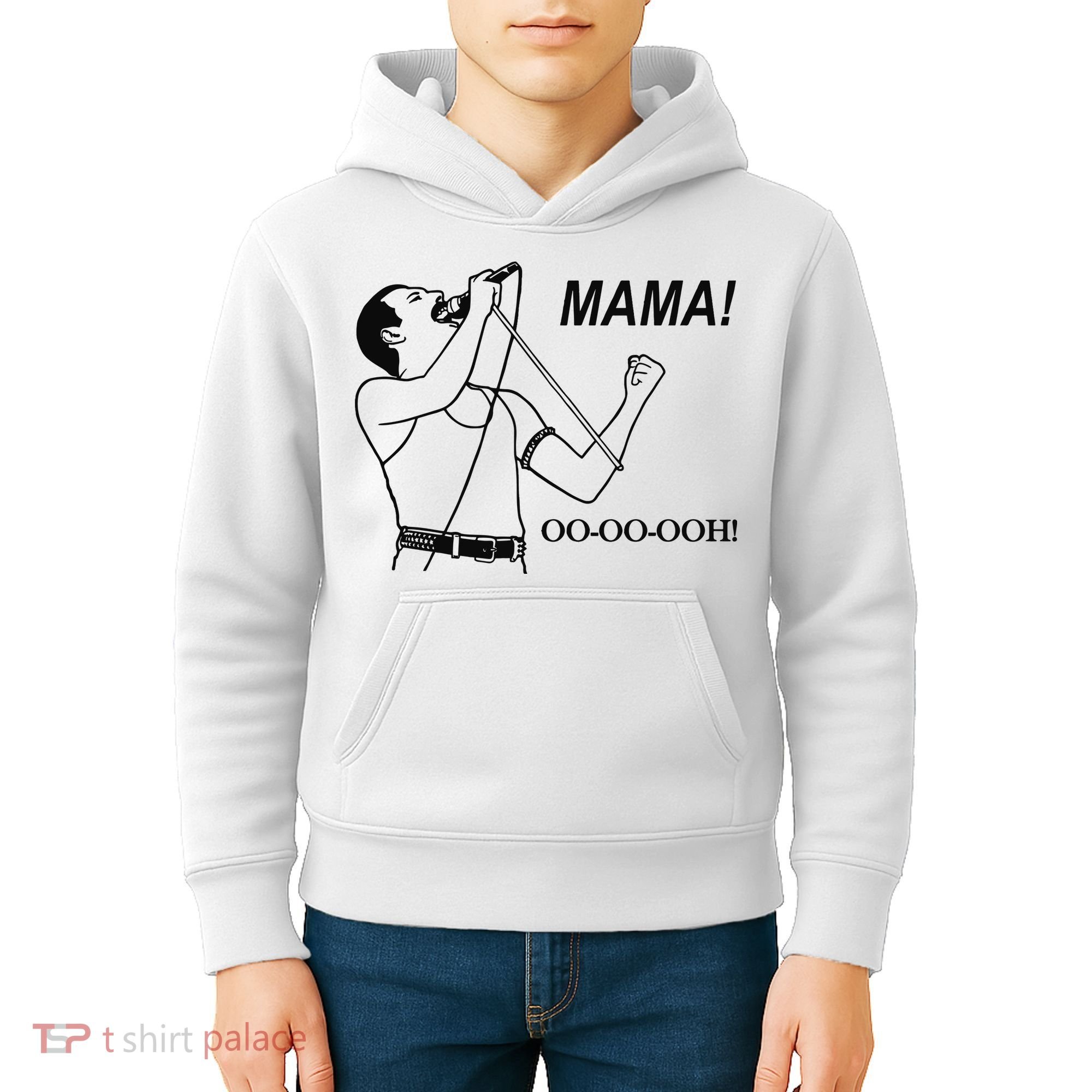 Mama Oo Oo Ooh Queen Music Lover Kids Hoodie