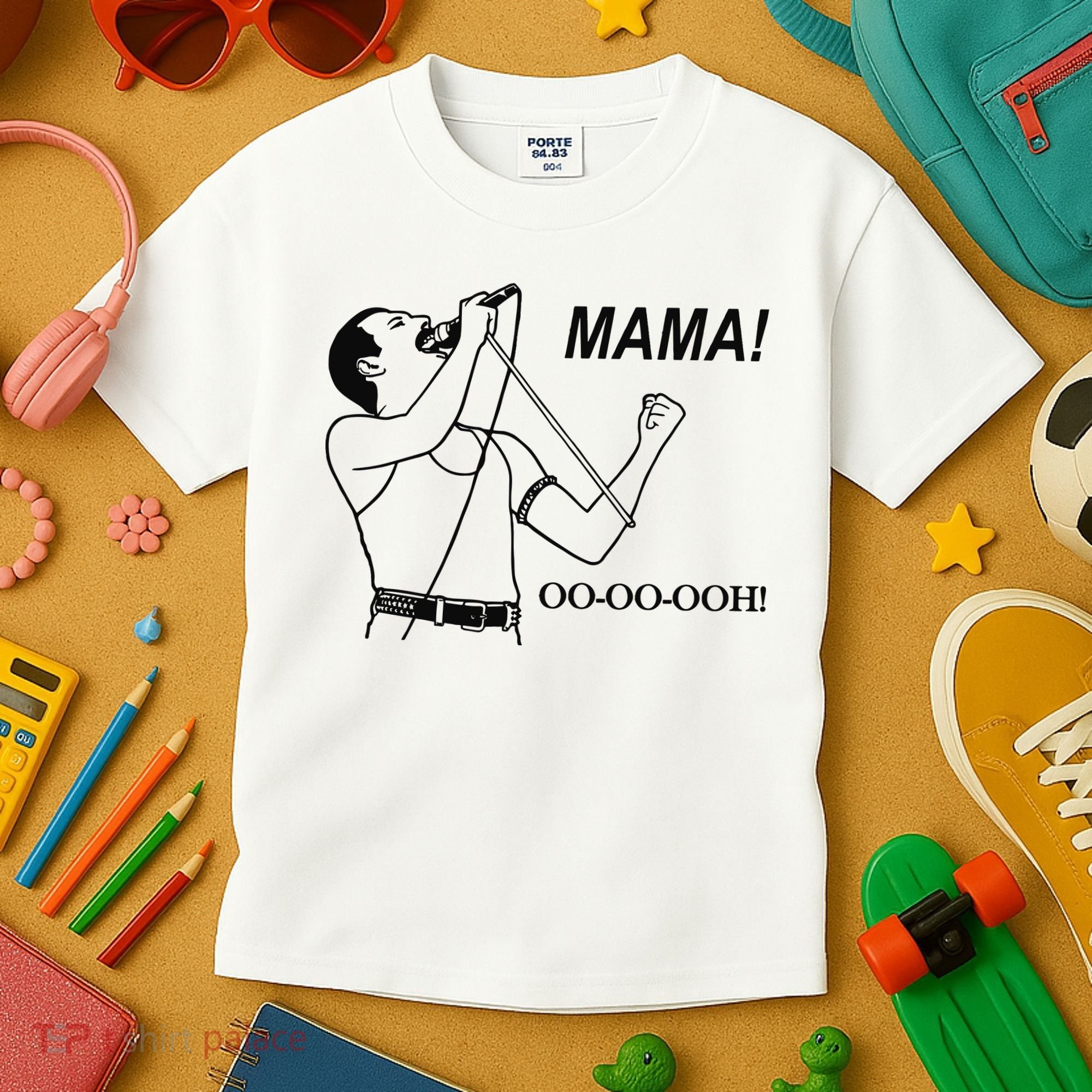 Mama Oo Oo Ooh Queen Music Lover Kids T-Shirt