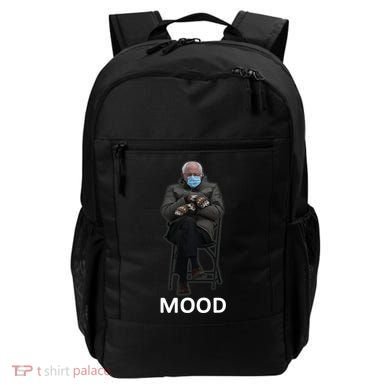 Mood Bernie Sanders Mittens Inauguration Backpack