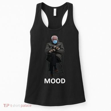 Mood Bernie Sanders Mittens Inauguration Women's Tank Top