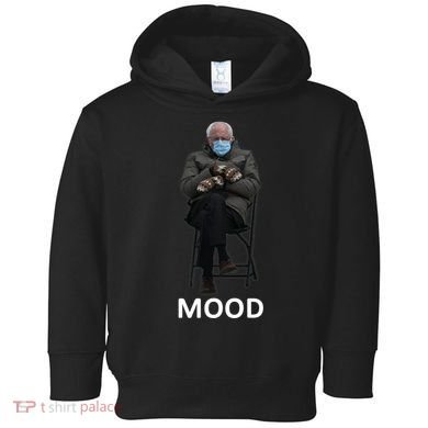Mood Bernie Sanders Mittens Inauguration Toddler Hoodie