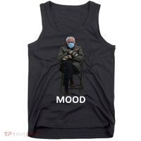 Mood Bernie Sanders Mittens Inauguration Tank Top thumb 0