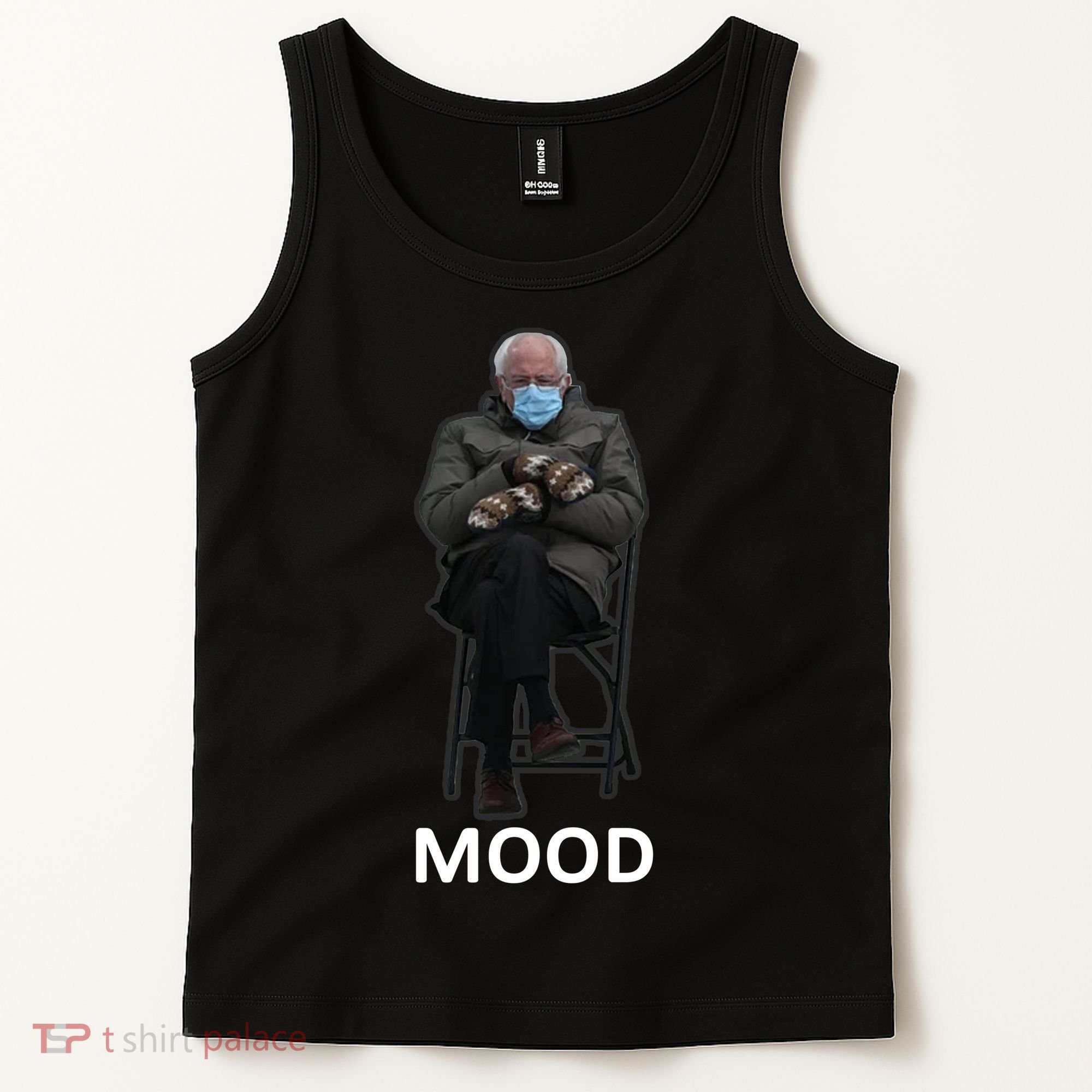 Mood Bernie Sanders Mittens Inauguration Tank Top