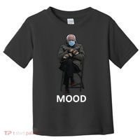 Mood Bernie Sanders Mittens Inauguration Toddler T-Shirt thumb 0
