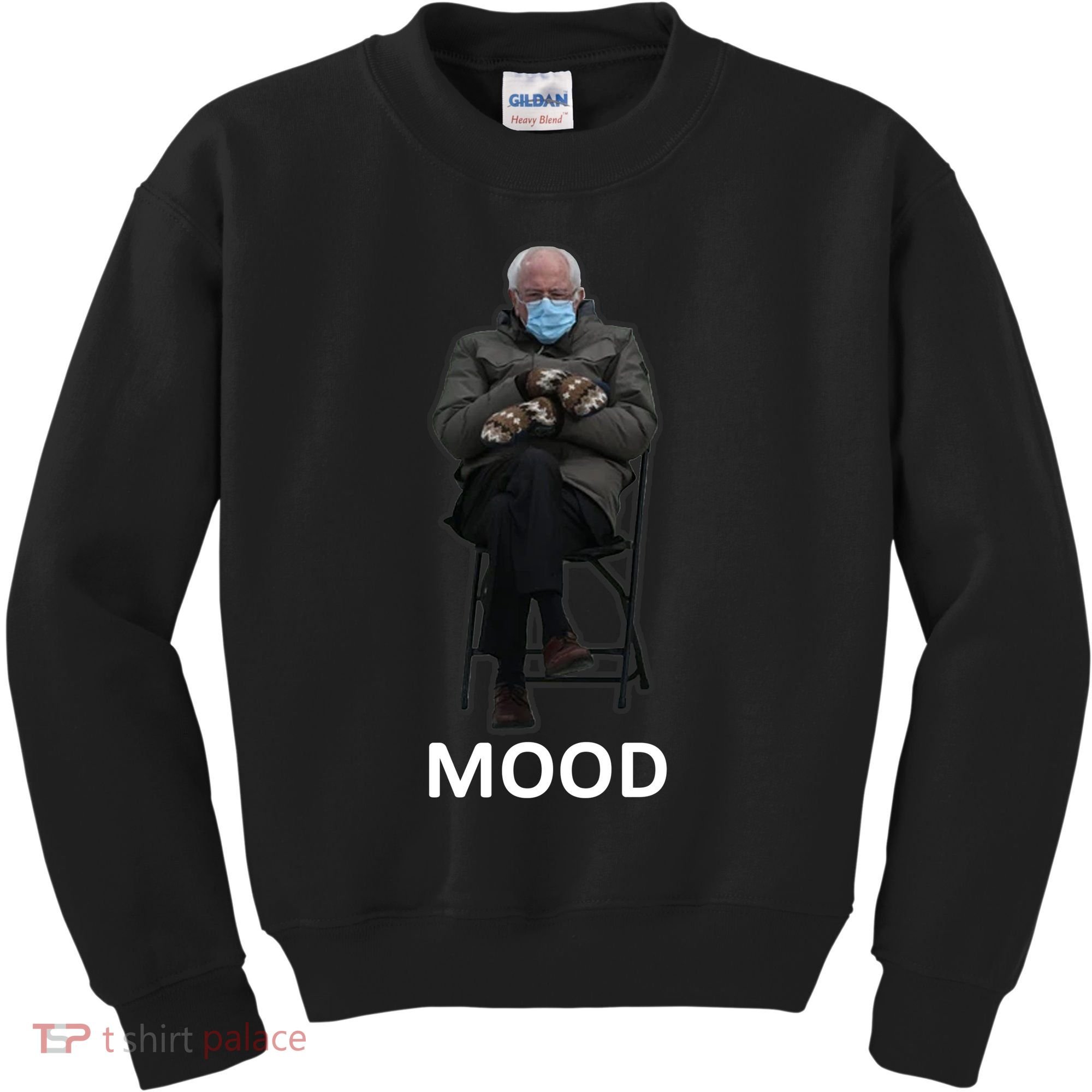 Mood Bernie Sanders Mittens Inauguration Kids Sweatshirt