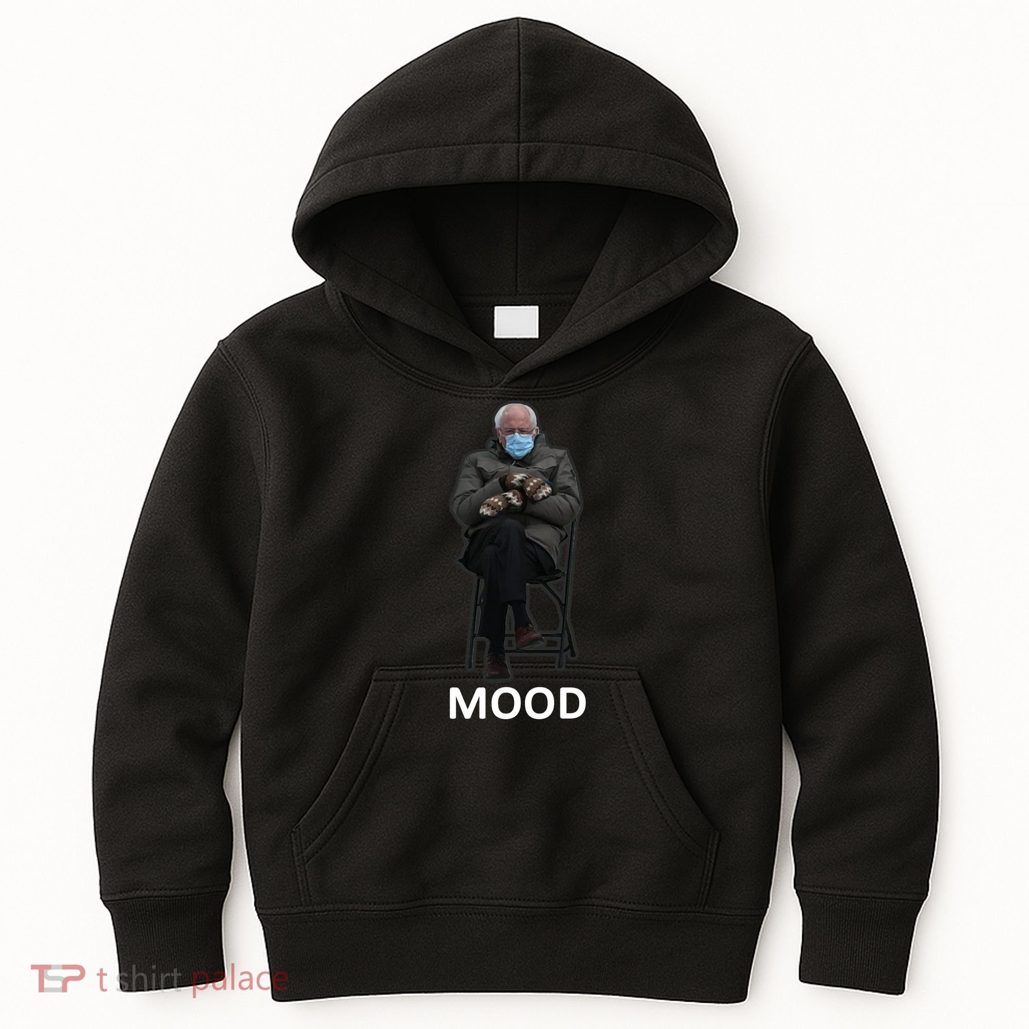 Mood Bernie Sanders Mittens Inauguration Kids Hoodie