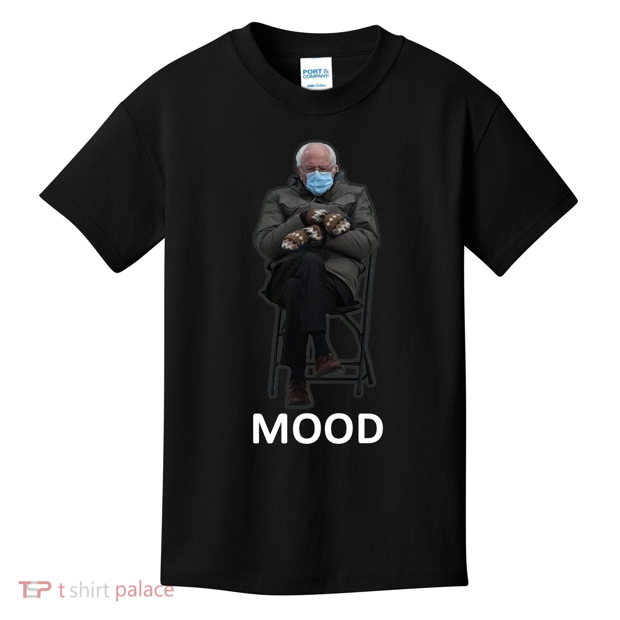 Mood Bernie Sanders Mittens Inauguration Kids T-Shirt