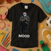 Mood Bernie Sanders Mittens Inauguration Kids T-Shirt thumb 3