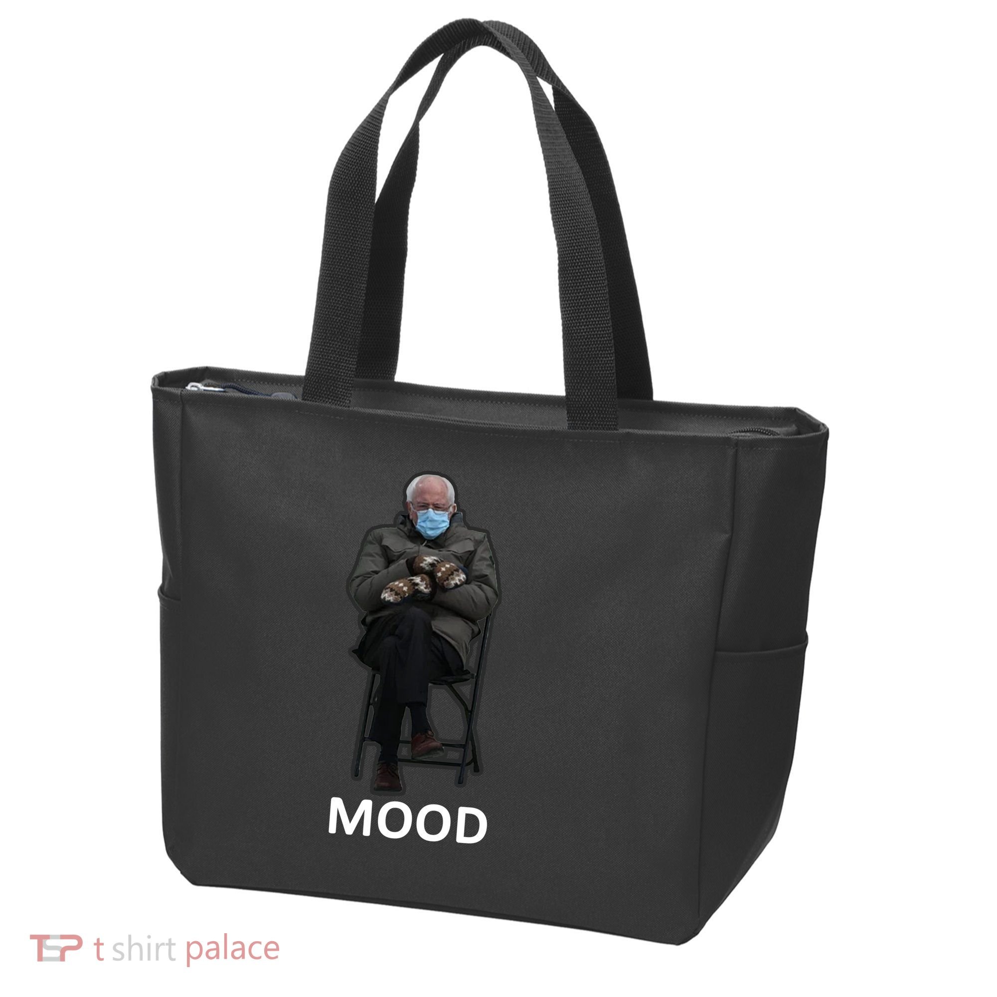 Mood Bernie Sanders Mittens Inauguration Tote Bag