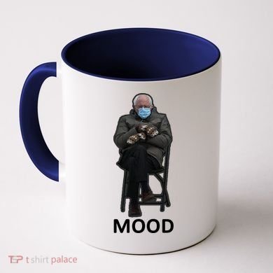 Mood Bernie Sanders Mittens Inauguration Coffee Mug
