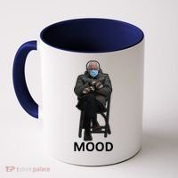Mood Bernie Sanders Mittens Inauguration Coffee Mug thumb 0