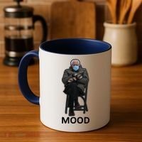 Mood Bernie Sanders Mittens Inauguration Coffee Mug thumb 4