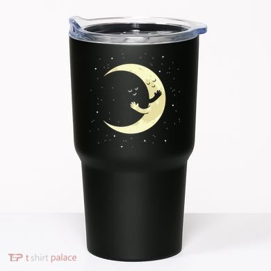 Moon Hug Sky Filled With Stars Tumbler