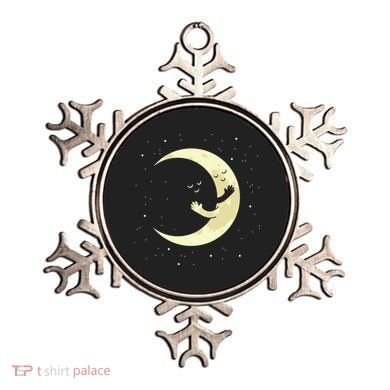 Moon Hug Sky Filled With Stars Ornament