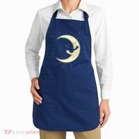 Moon Hug Sky Filled With Stars Apron thumb 2