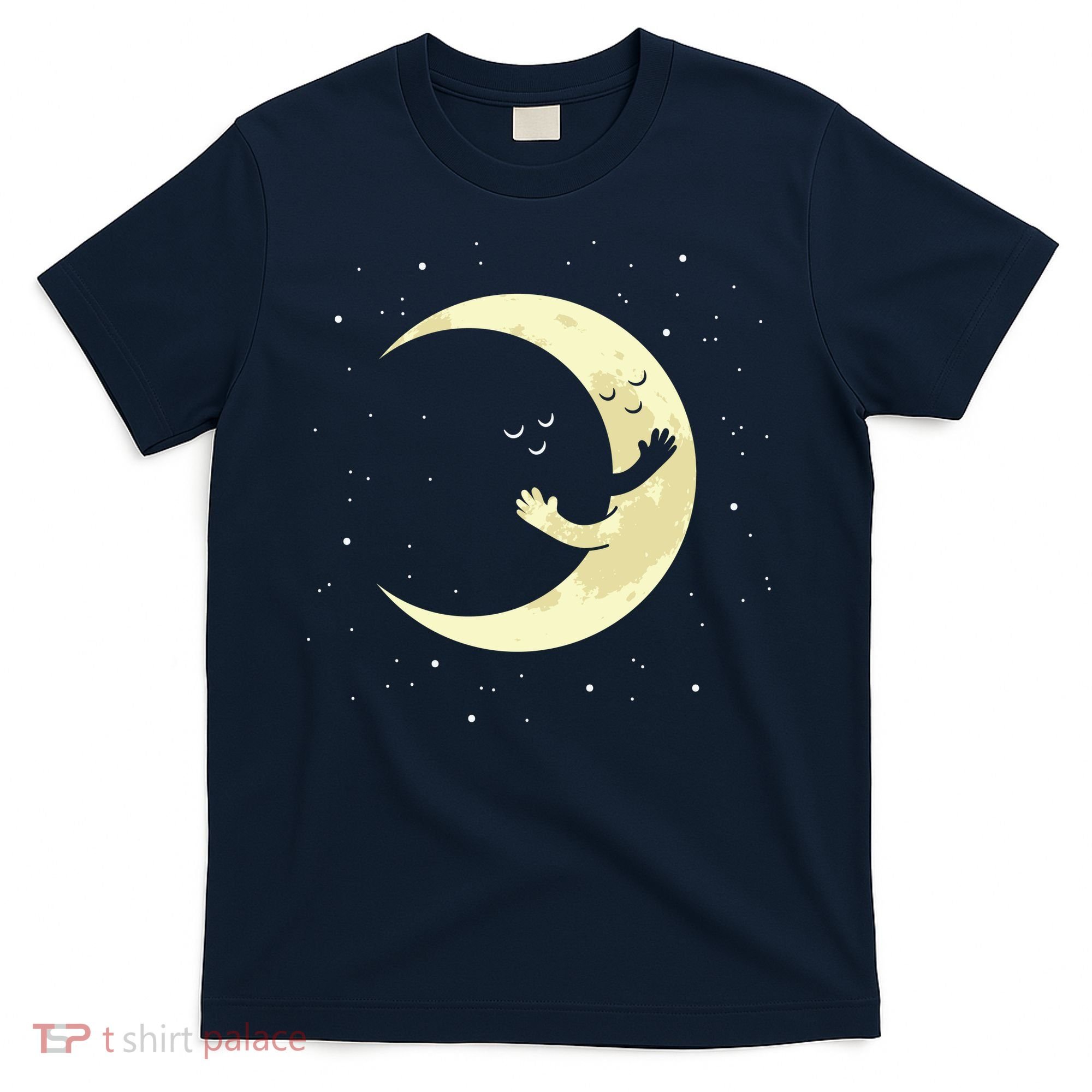 Moon Hug Sky Filled With Stars T-Shirt