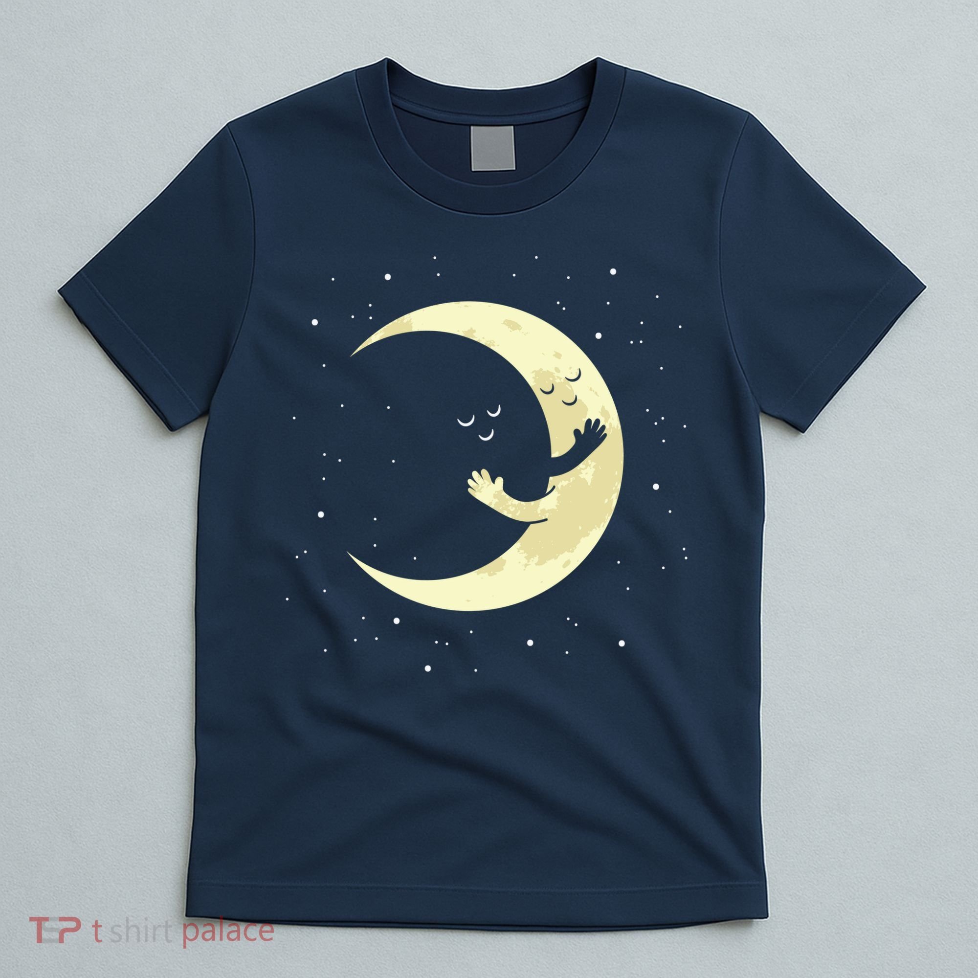 Moon Hug Sky Filled With Stars T-Shirt