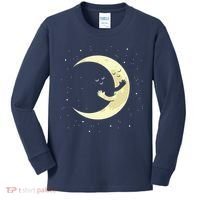 Moon Hug Sky Filled With Stars Kids Long Sleeve Shirt thumb 0