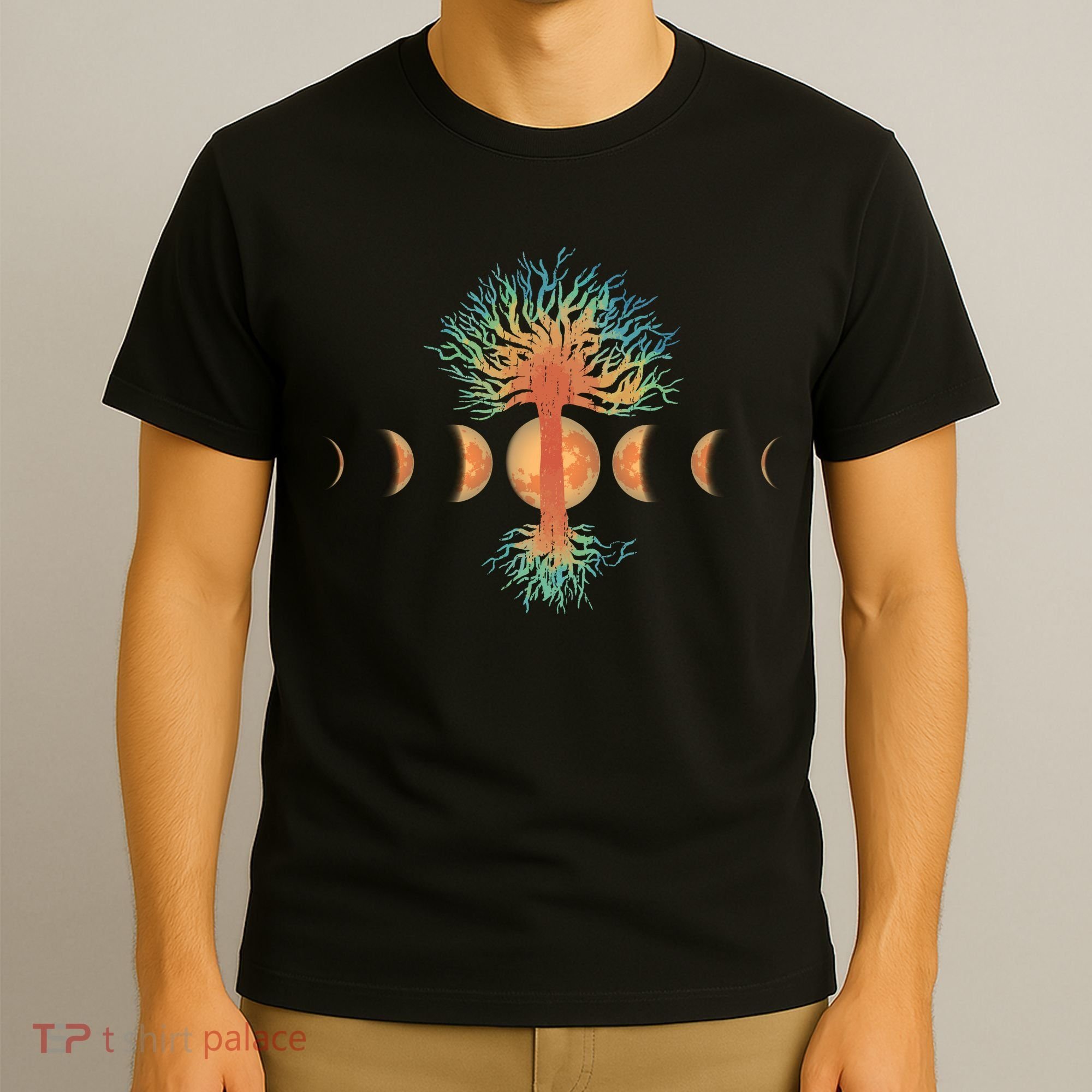 Moon Phases Tree Of Life T-Shirt