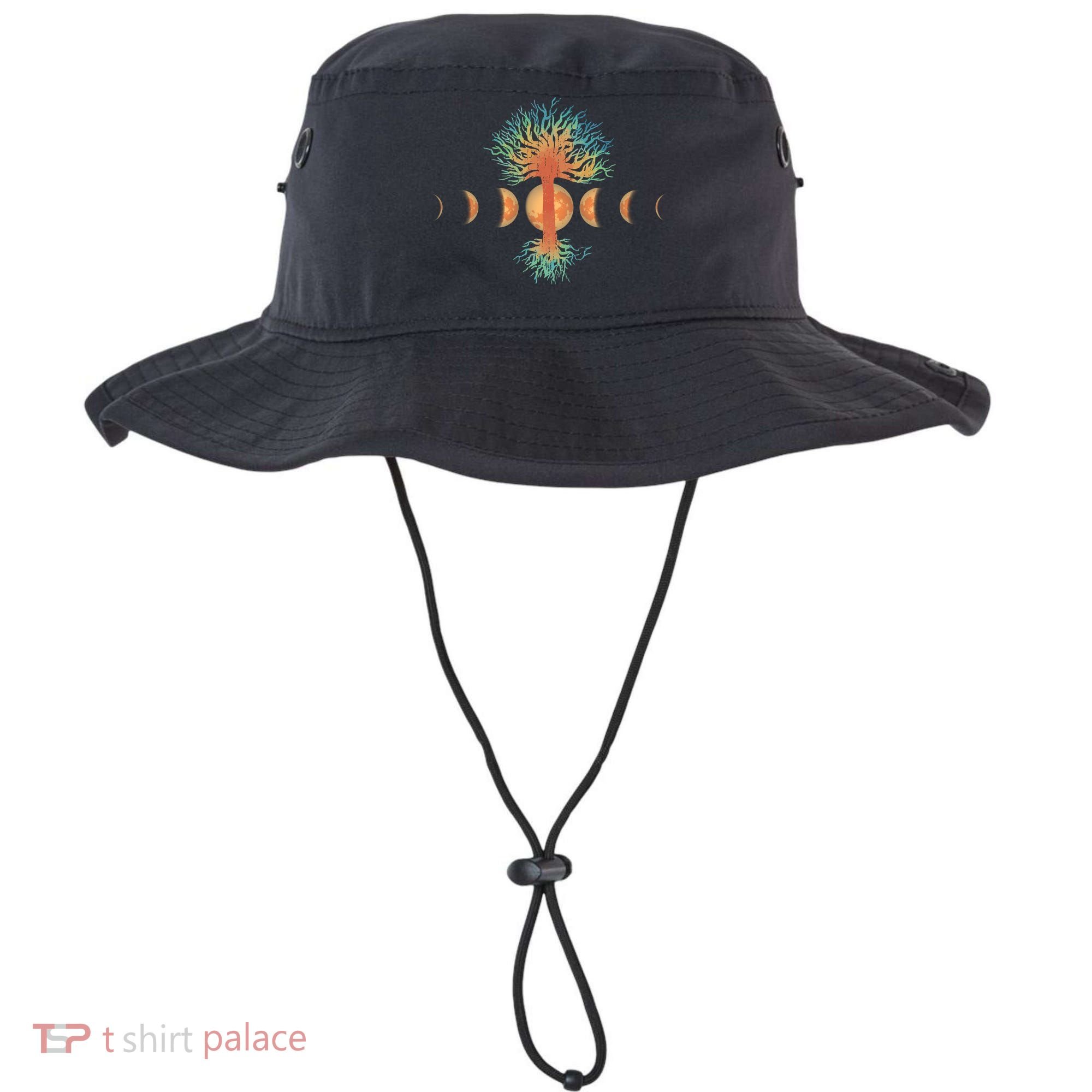 Moon Phases Tree Of Life Bucket Hat