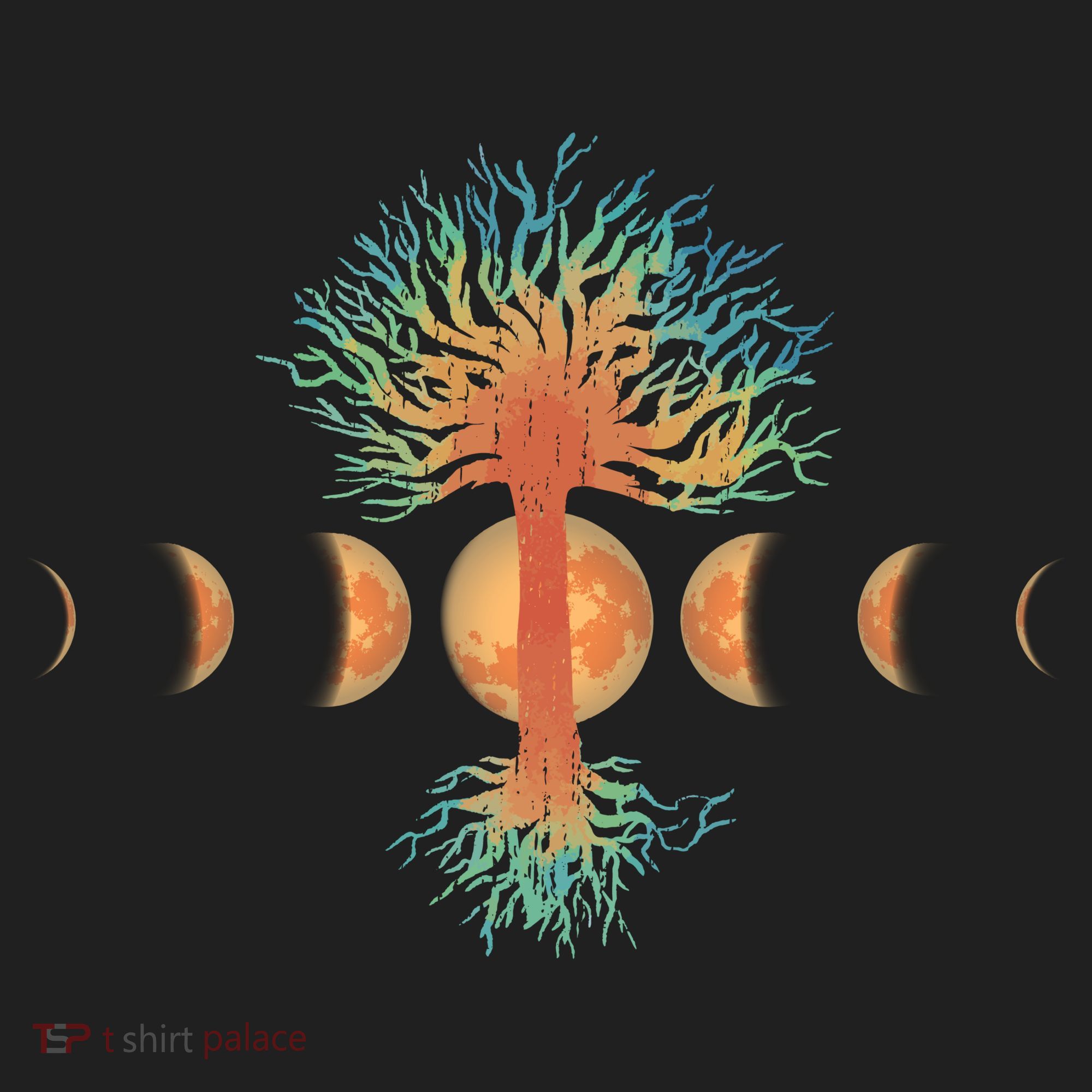 Moon Phases Tree Of Life Beanie