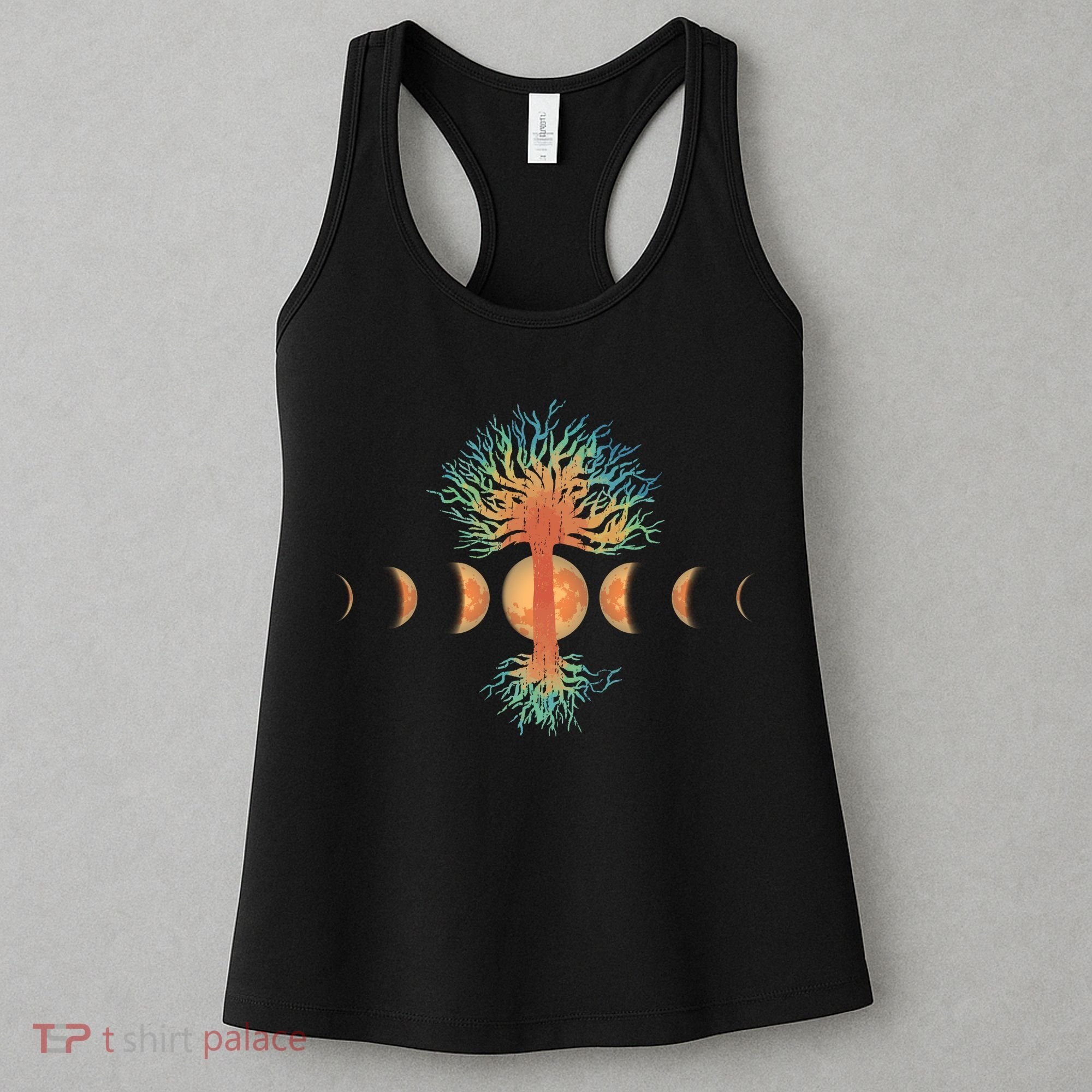 Moon Phases Tree Of Life Women's Tank Top