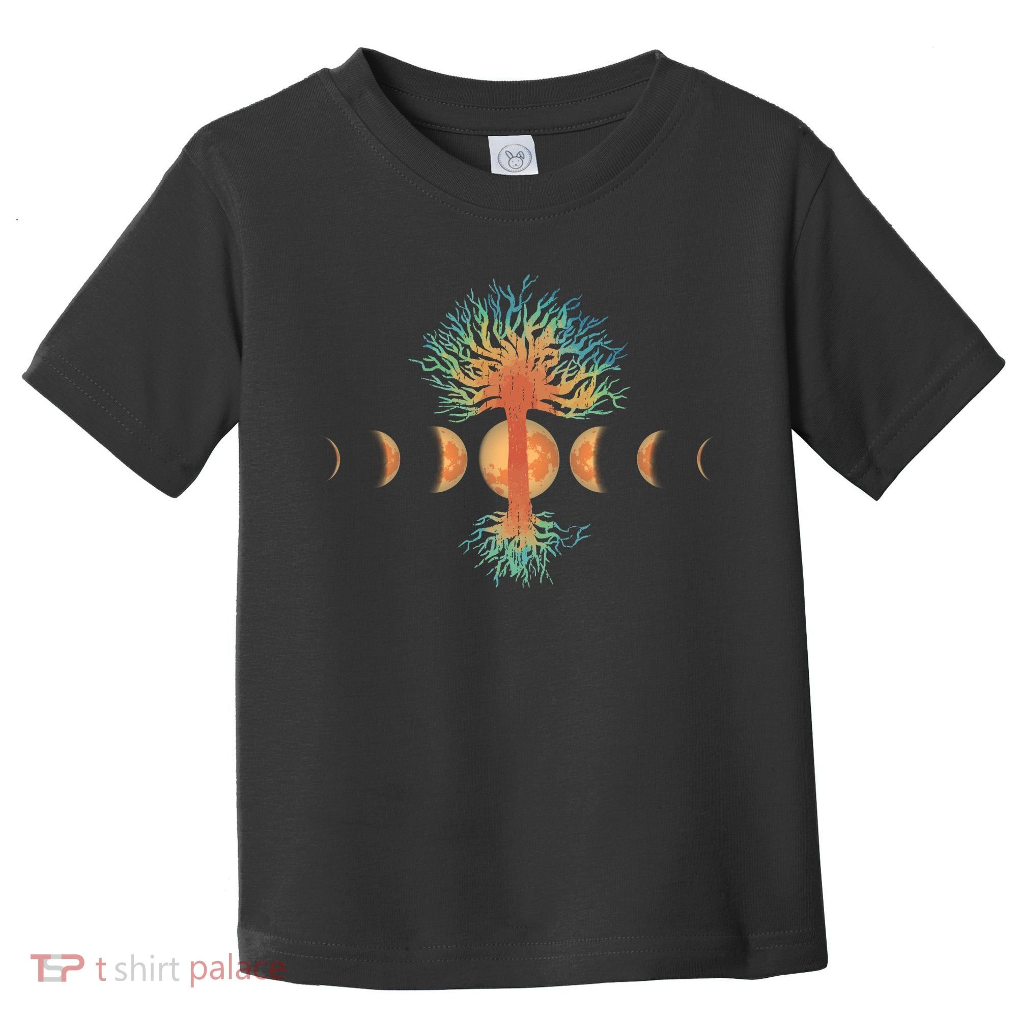 Moon Phases Tree Of Life Toddler T-Shirt
