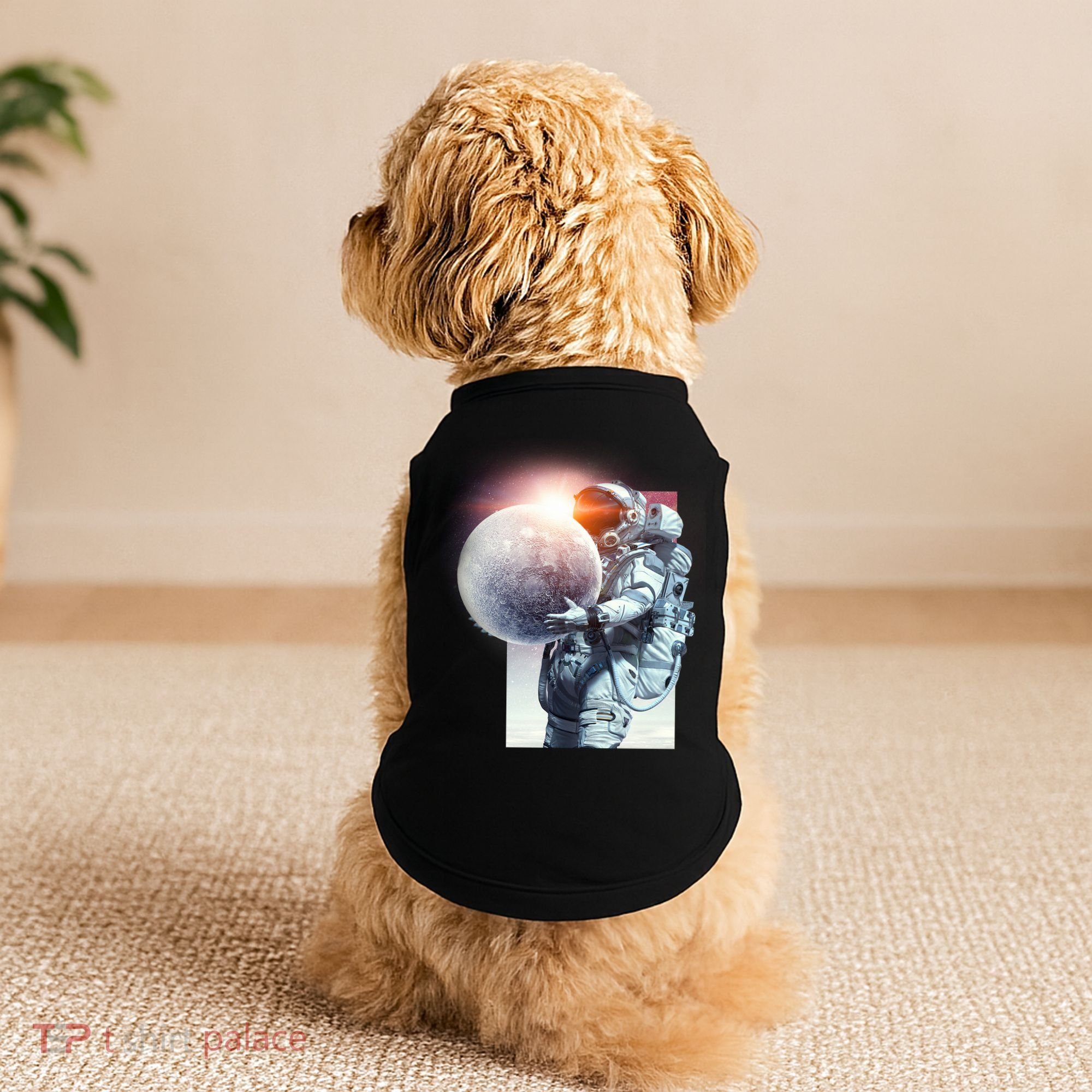 Moon Play Graphic Doggie Tank
