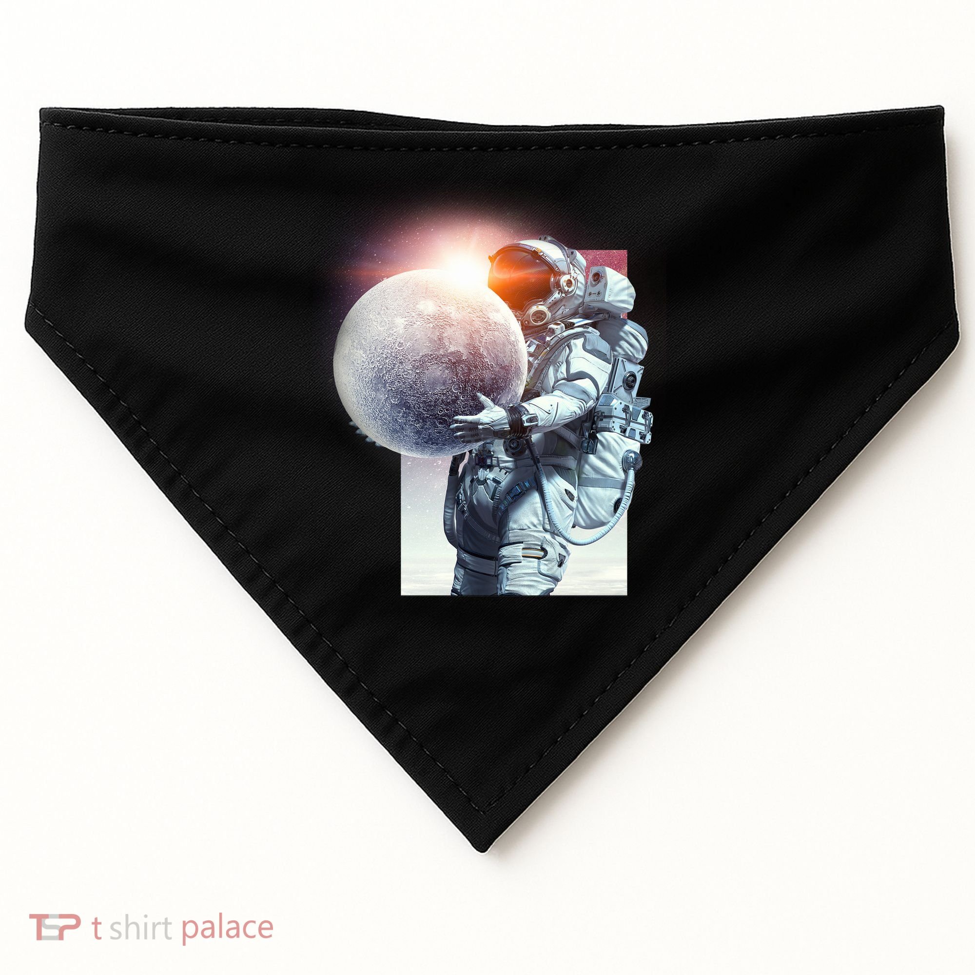 Moon Play Graphic USA-Made Doggie Bandana