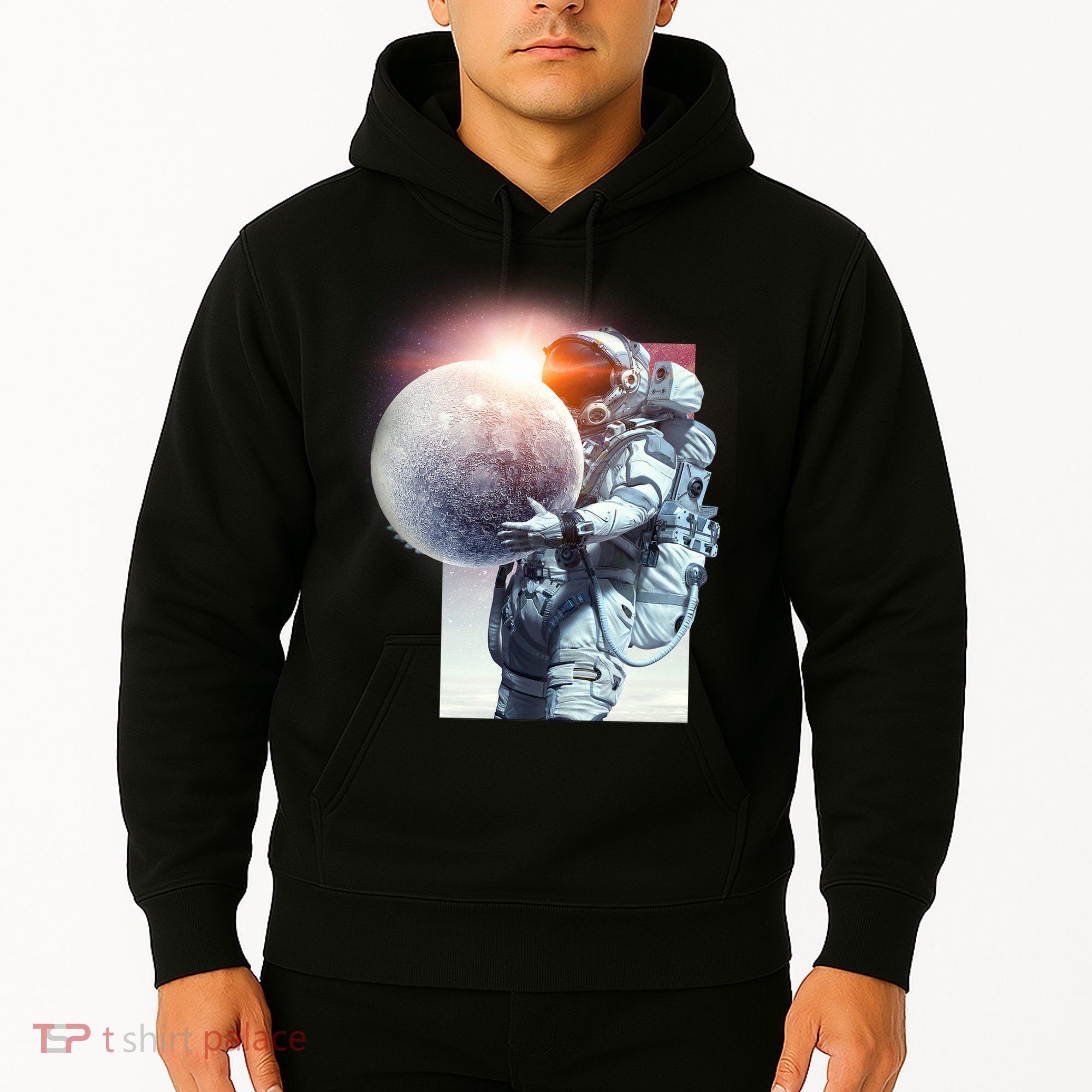 Moon Play Graphic Hoodie