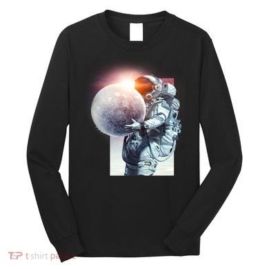 Moon Play Graphic Long Sleeve Shirt
