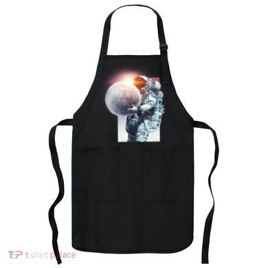 Moon Play Graphic Apron