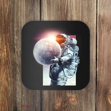 Moon Play Graphic Coaster