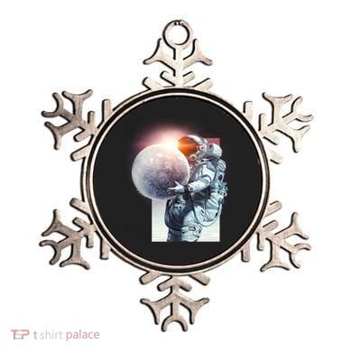 Moon Play Graphic Ornament