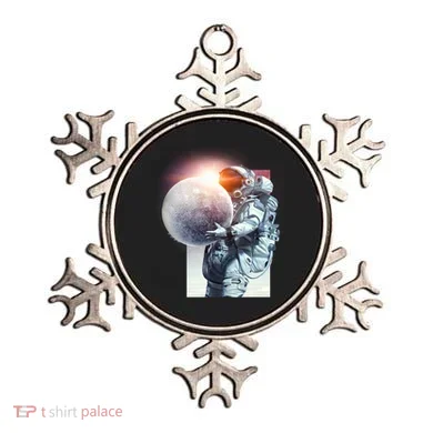 Moon Play Graphic Ornament