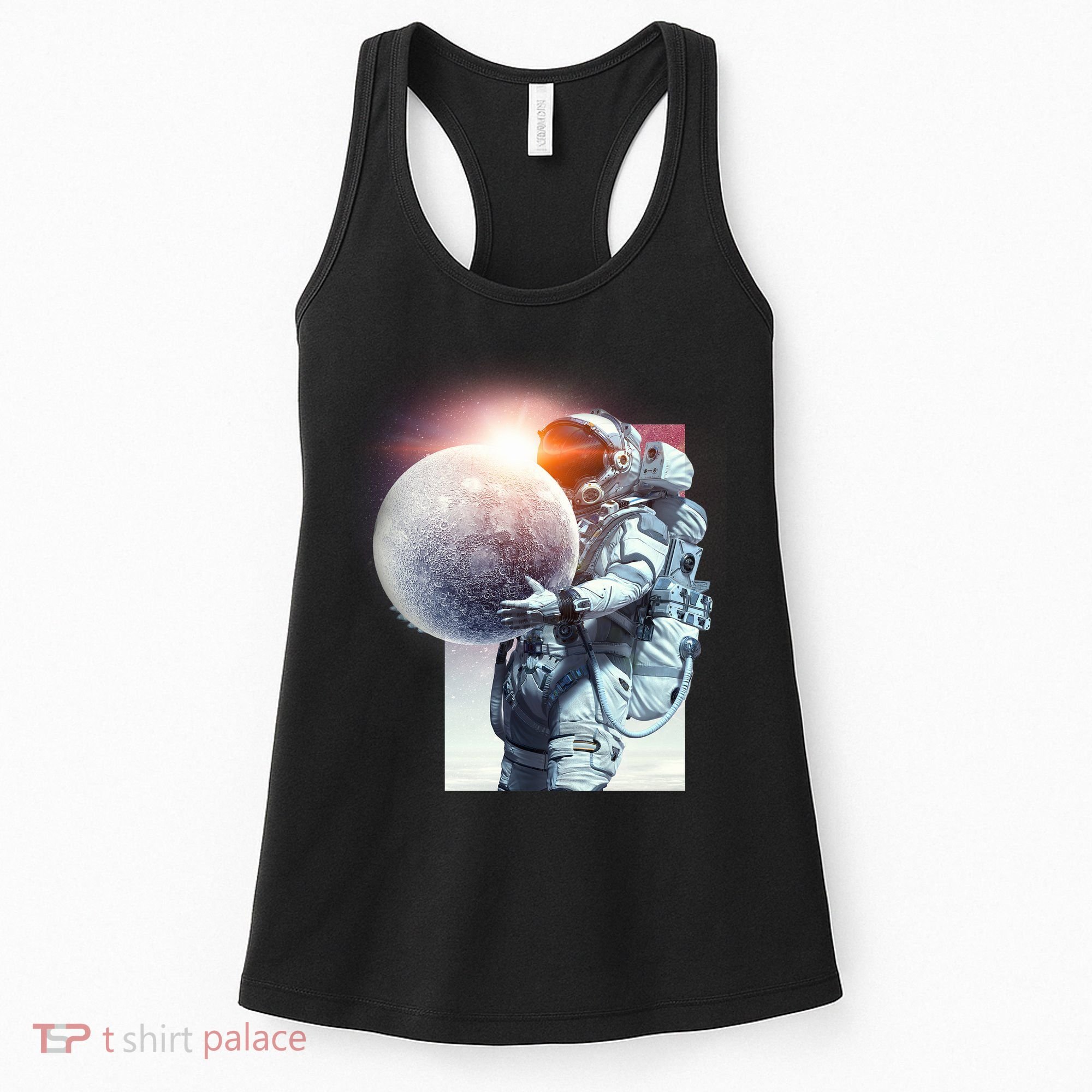 Moon Play Graphic Women's Tank Top