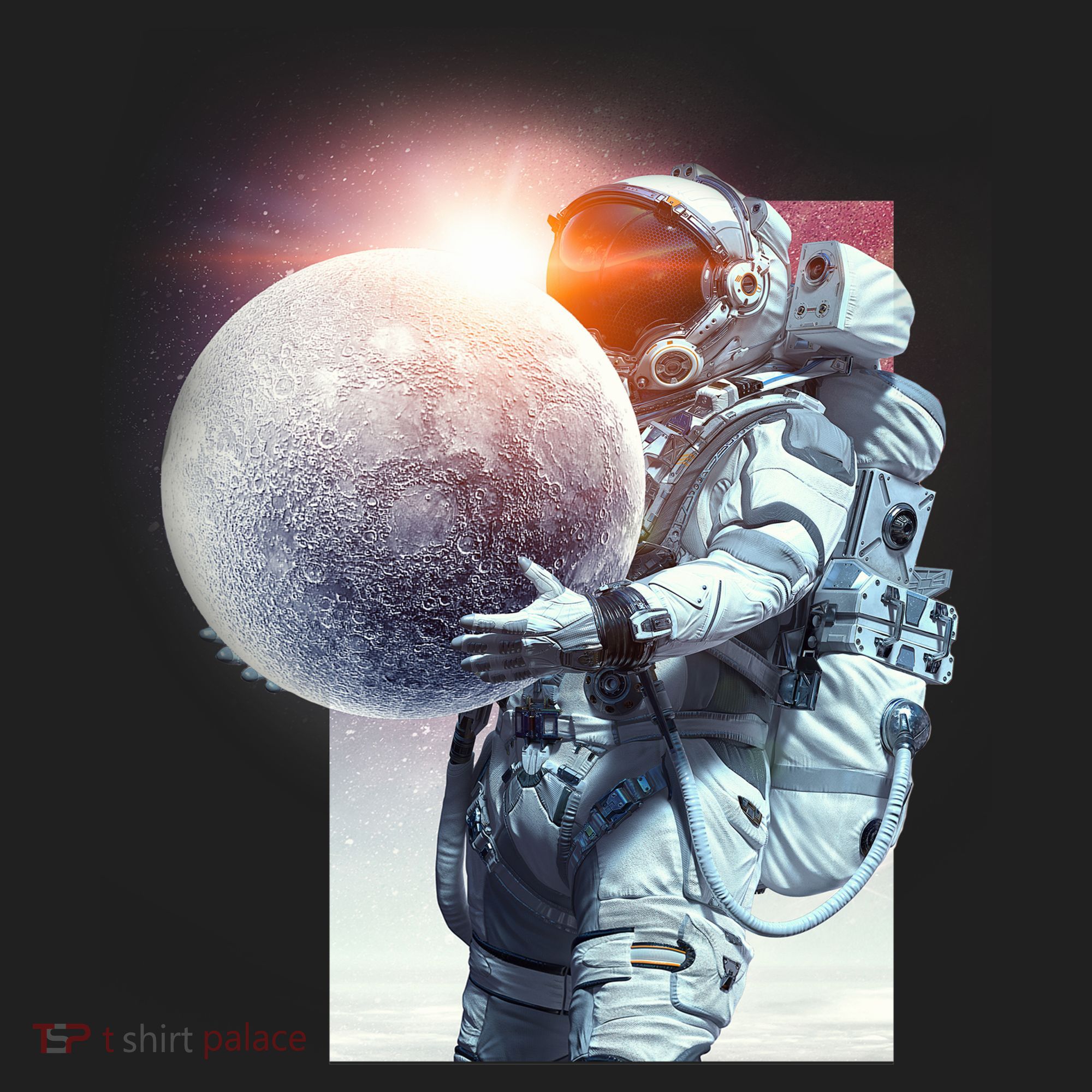 Moon Play Graphic Hat