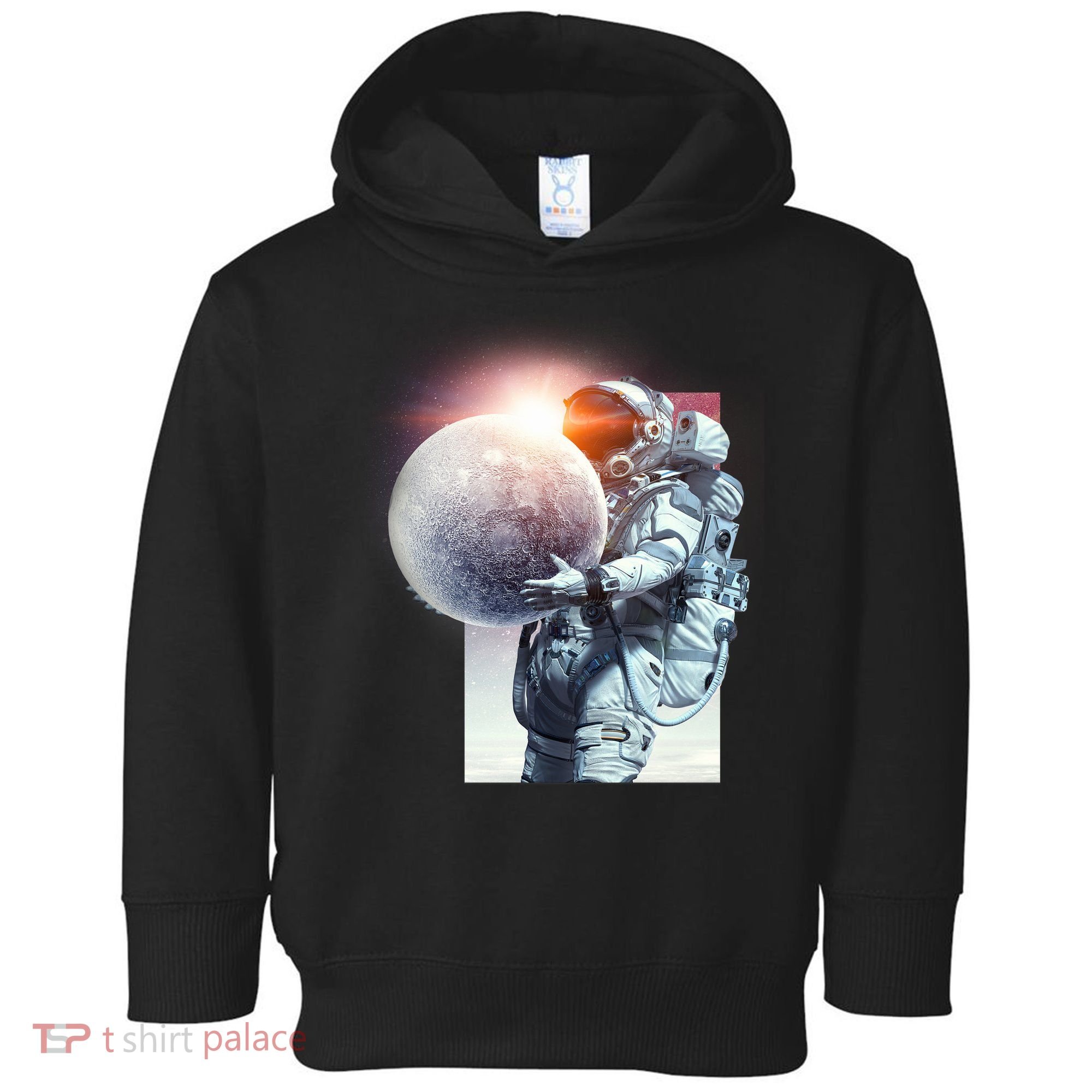Moon Play Graphic Toddler Hoodie