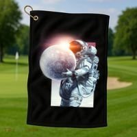 Moon Play Graphic Golf Towel thumb 1