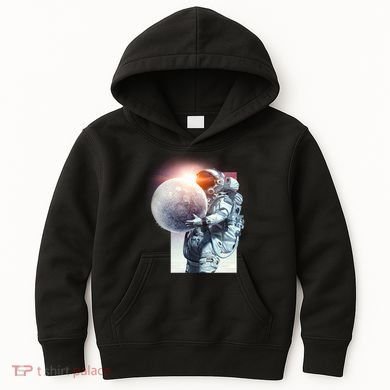 Moon Play Graphic Kids Hoodie