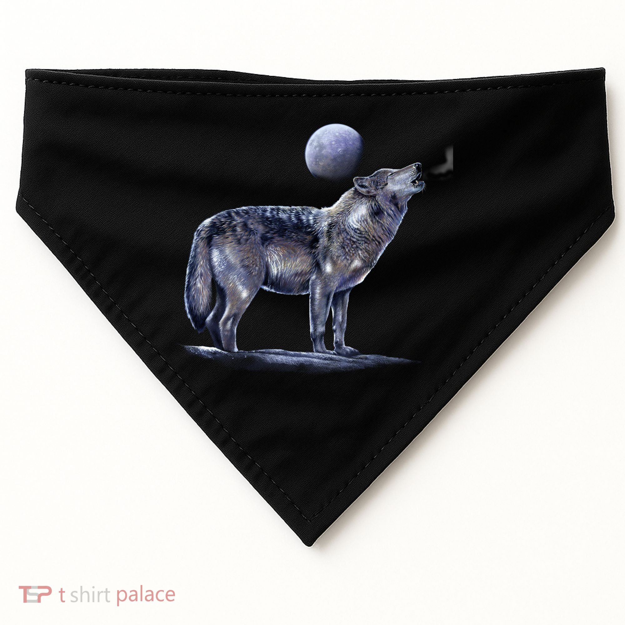 Moon Wolf USA-Made Doggie Bandana
